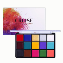 15 based Face Painting Palette For Body Art And Stage Makeup Halloween Makeup Palette For Face Painting Waterproof Non Smudging And functional
