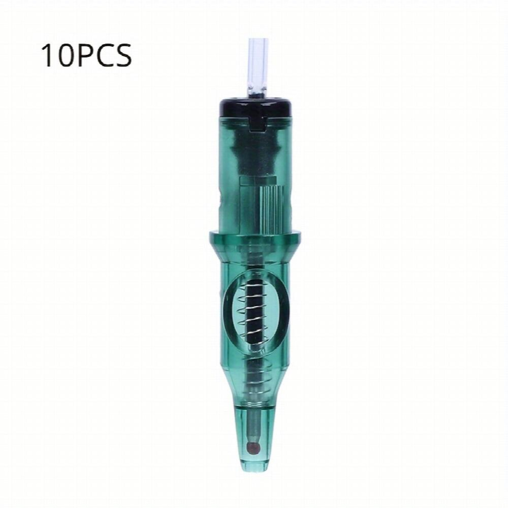 Green Tattoo Ballpoint Pen Cartridges For Practice Liner And Shader Ink Easy Tattooing Experience Improve Tattoo Skills