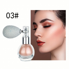 Highlighter Powder Spray High Gloss Glitter Powder Spray Shimmer Sparkle Highlight Powder Body Makeup For Face