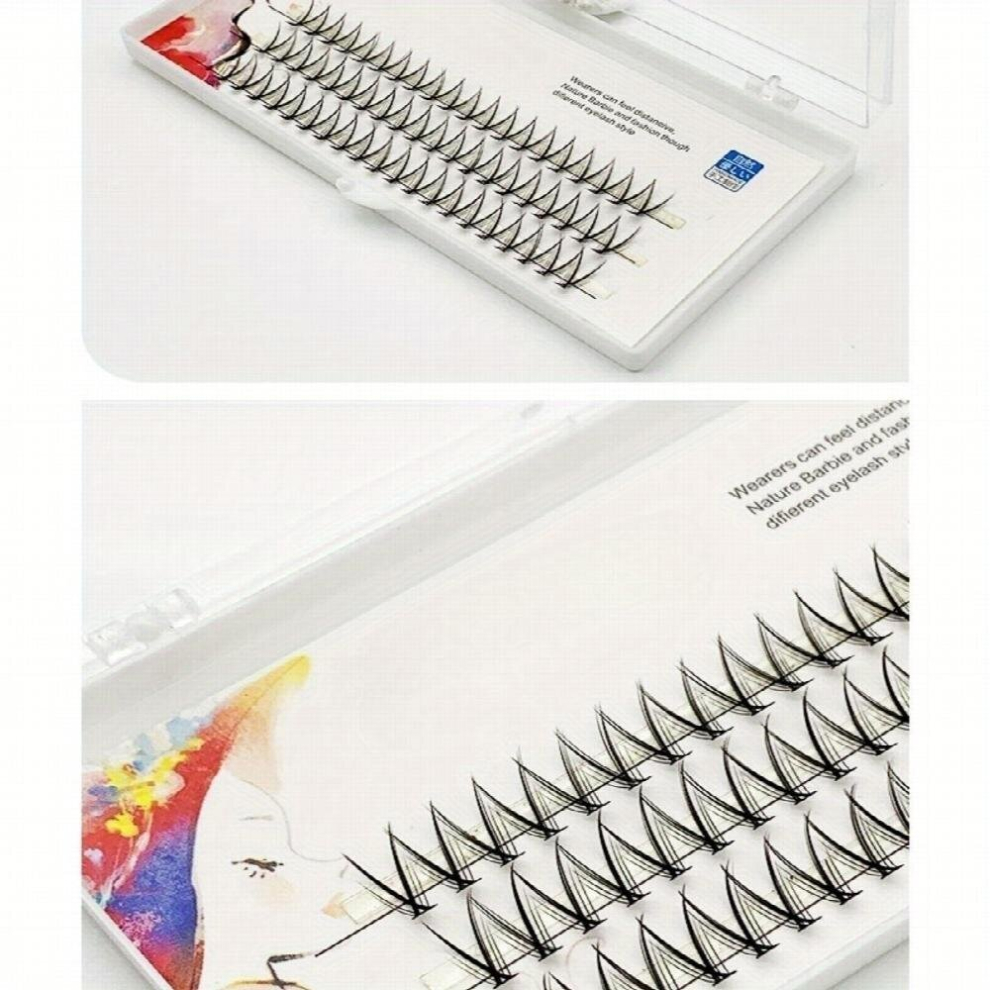 Multicoloured V Shape Lash Clusters Manga Lashes Segmented Diy Eyelash Extensions Add Natural Volume Individual Lashes Natural Wispy Lashes Cluster Diy At Home