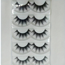 5 Pairs Thick False Eyelashes Natural Look Lashes Extension Makeup Tool For Women