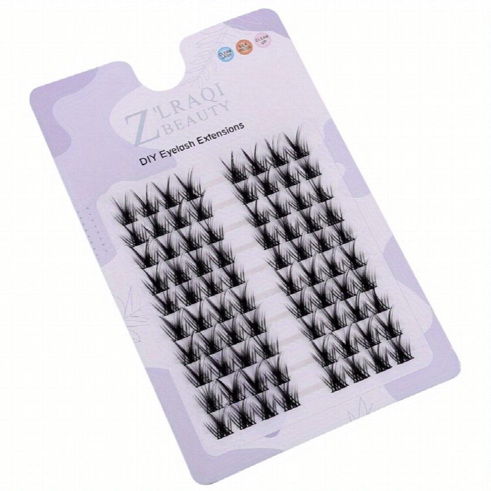 Individual Cluster Lashes Big Eye Makeup False Eyelashes Large Capacity Segmented Eyelashes Naturally Thick Self Grafting Eyelashes