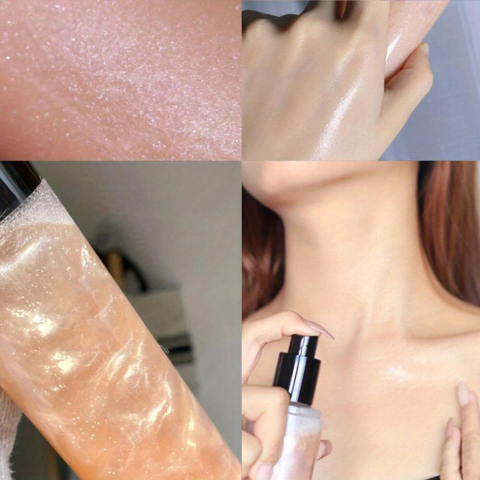 Multicoloured Quicksand Makeup Setting Spray Moisturizing Long Lasting Setting Spray Not Take Off Makeup Highlight Shimmer Glow
