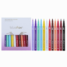 Body Paint Pen 12pcs Set Halloween Makeup Queue Pigment Pen Eyeliner Activity Stage Face Paint Pen Body Colorful Editing Pen