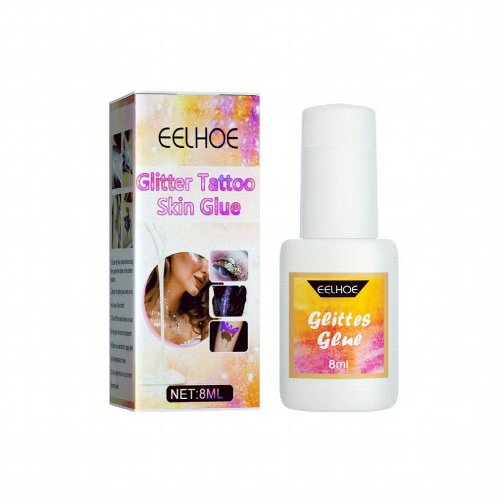 Multicoloured Waterproof Glitter Glue For Body Face And Skin Perfect For Halloween Carnival And Cosmetic Makeup
