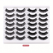 14 Pairs False Eyelashes High Simulated False Eyelashes Daily Curling And Thick Realistic Natural Look Eye Lashes