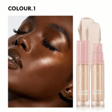 Glittery Liquid Highlight For Three Dimensional Look Face And Body Highlight Glitter Eyeshadow Contouring Correcting Waterproof Sparkling Effect Highl