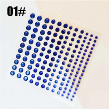 Crystal shine Tattoo Sticker Glitter Eyeliner Eyebrow Makeup Face Eyes Gem Decoration Temporary Tattoo Rock Rhinestone 3D Eyeliner Stickers
