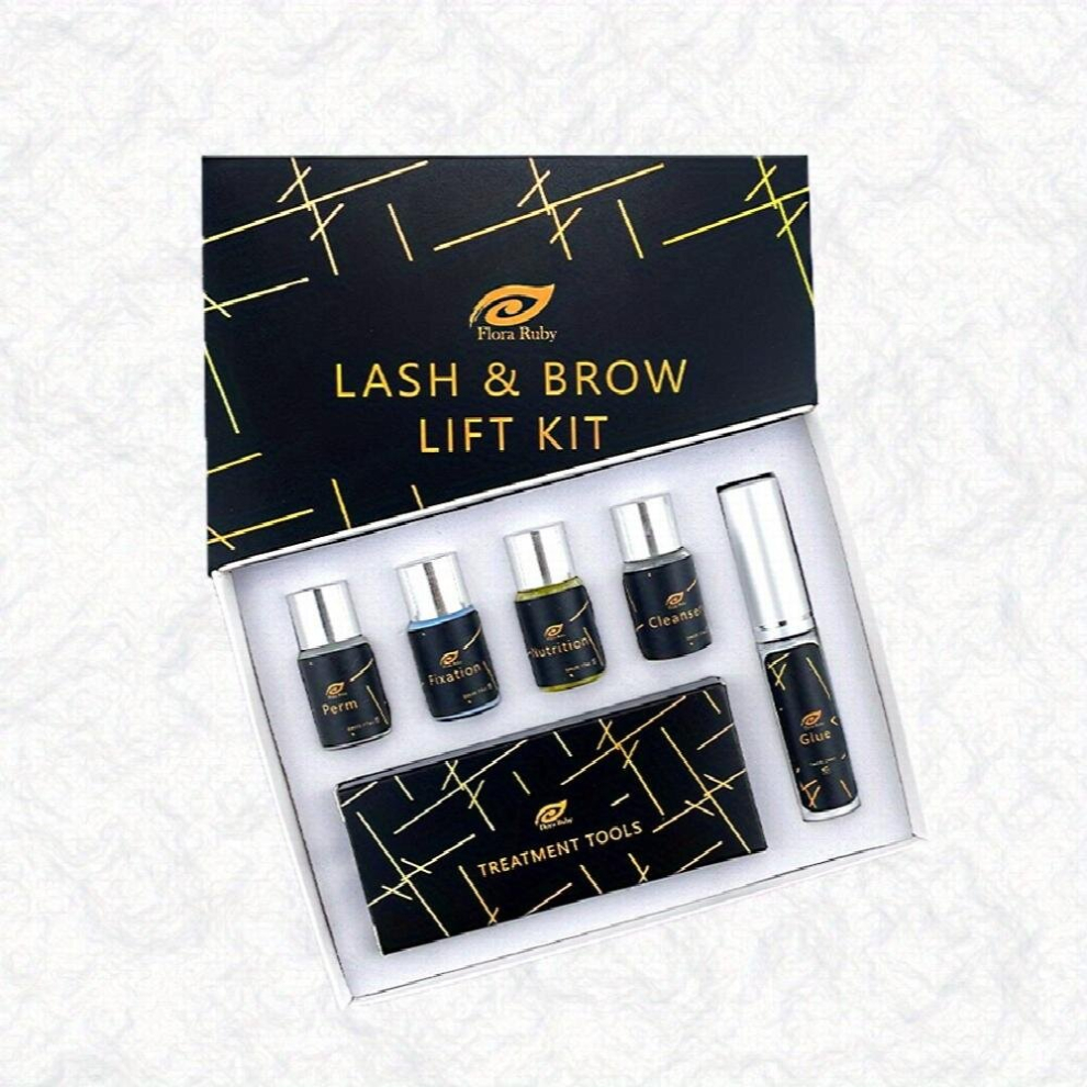 Multicoloured Professional 2 In 1 Brow Lamination And Lash Lift Kit Instant Lifting And Curling At Home Long Lasting Results Diy Perm Kit For Eyelashes And Brows