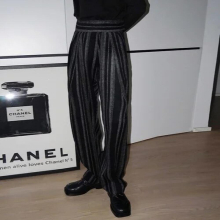 Men Society Mens Dress Pants High Waist Loose Straight Casual Pants Thick Long Trousers Male T138