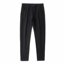 Autumn Casual Pants Men Dark Gray Regular Straight Trousers Mens Business Suit Pants CP2077