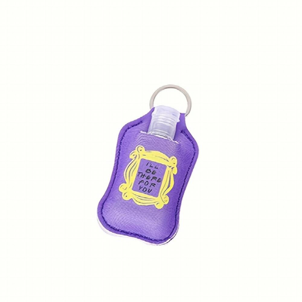 Lipstick Holder Keychains Clip on Lipstick Sleeve Pouch Lipstick Holder Keychain Lip Balm Holder Key Chain With Marble Pattern For Travel Accessories