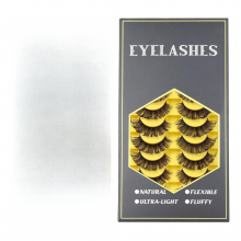 10 Pairs 18mm D Curl Faux Mink Lashes Natural Look Wispy 3D Strip Lashes Extension For Daily Party Work Dating Wear