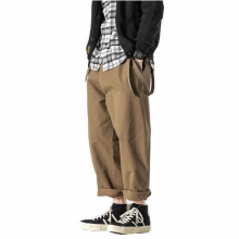 Mens Overalls Youth Removable Salopettes Romper Jumpsuit Cargo Casual Pants Loose Streetwear Trousers S-XL