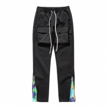 Autumn Street Overalls Hip-hop Casual Pants Cashew Flower Casual Pants Mens Trousers Streetwear Pants Mens