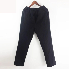 Mens Winter Solid Wadded pants Chinese Traditional Think Kung Fu Trousers 100% Cotton Long Pants Warm Novelty Wu Shu Clothing