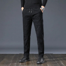 Men Trousers Autumn Winter Casual Male Gray Long Pants College Couples Recommend
