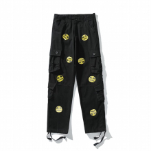 Grimace Drilling Multi-pocke Overalls for Men and Women Straight High Street Oversize Cargo Pants Harajuku Loose Casual Trousers