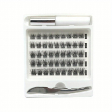 3D Individual Cluster Lash Extension Kit DIY Individual Lashes Clusters Soft Lash Volume Natural Look Daily Eyelash Makeup At Home