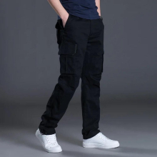 mens overalls casual multi-pocket military plus size tactical pants jacket army straight trousers