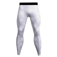 3D Fitness Long Pants Compression Tights Men Joggers Fitness Skinny Leggings Quick Dry Pants Gyms Slim Fit Trousers MMA