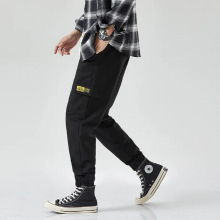 Fashionable men's plus size overalls trousers hip-hop pants pure cotton casual outdoor trousers