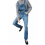 Mens Suspender Jeans Youth Cargo Jeans 4