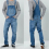 Mens Suspender Jeans Youth Cargo Jeans 1