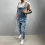 Mens Suspender Jeans Tooling Casual Dungarees 5