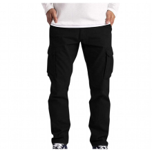 Mens Casual Streetwear Overalls Solid Colors Breathable Tactical Military Multi-pocket Straight Cargo Pants Trousers#g3
