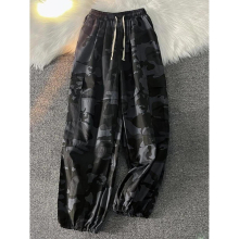 Camouflage Overalls Mens Summer Pants Port Style Street Loose Leggings Casual Pants Men Clothing Harajuku