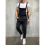 Mens Dungarees Tooling Casual Shoulder Strap Jeans 5