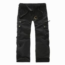 Mens Cargo Pants Pocket Overalls Casual Pants Tactical Commandos Styles Loose Full Length Male Casual Trousers Plus Size