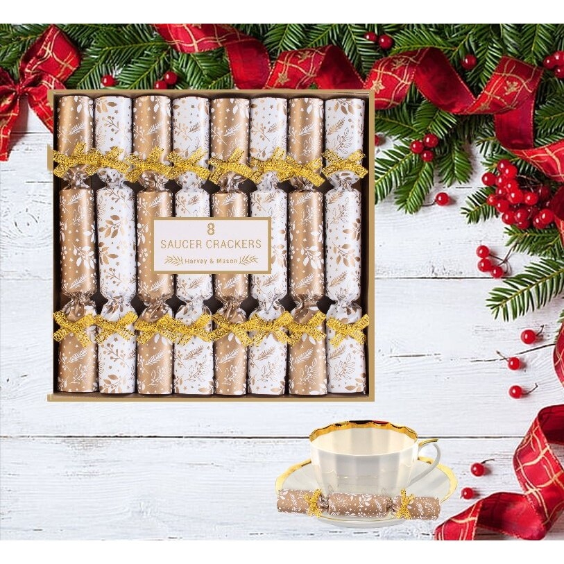 Mini Saucer Crackers & Bonbons - Nutcracker (8 Pack) – Christmas