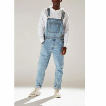 Men Jumpsuit Autumn Winter Casual Rompers Suit Jeans Male Denim Pants Overalls Playsuits Clothes
