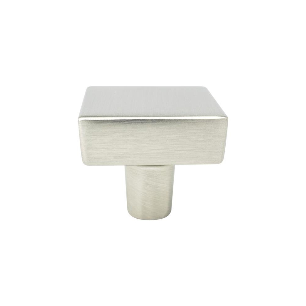 Brookridge Square Knob, Brushed Nickel 748702741653
