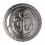 Hemline Round Anchor Buttons  Silver - per pack of 7 1