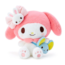 (Kuromi) Melody Kuromi Sanrio Cinnamoroll Hello Kitty Plush Toy Cartoon Gift Decoration