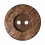 Hemline Round Plastic Buttons  Brown - per pack of 3 1