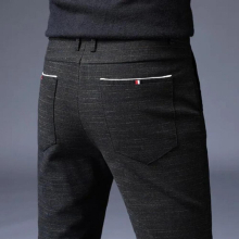 Mens Stripe Casual Pants Mens Four Seasons High Business Trousers Mens Straight Harem Pants Mens clothing