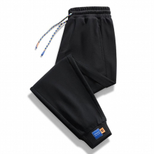spring sports pants boys pure cotton loose guard pants solid casual large Leggings M-8XL
