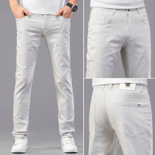 More Colors Regular Fit Straight Stretch Trousers Classic Business Casual Mens Pants Pantalones Men Clothing