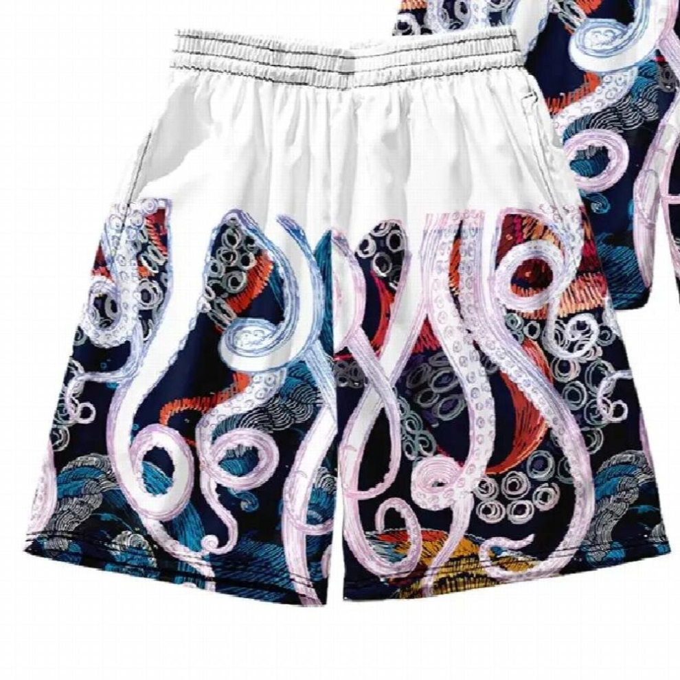 Casual Sports Shorts Men Clothing Home Wear Clothes Basketball Fitness Shorts Hombre Sweatpants Beach Pants Pantalones Cortos-image-OPC-PCQRJTH-NEW