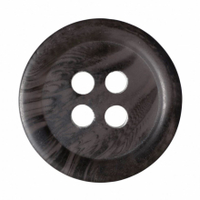 Hemline Tortoise Shell Buttons Brown - per pack of 10