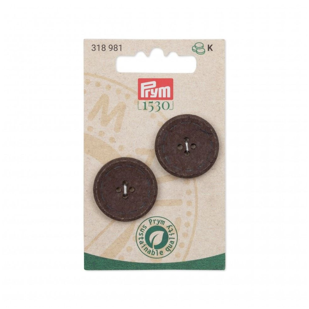 Prym Recycled Cotton Buttons - Per Pack Of 2