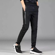 spring casual pants mens Japanese big size sports versatile side zipper Harlan Leggings