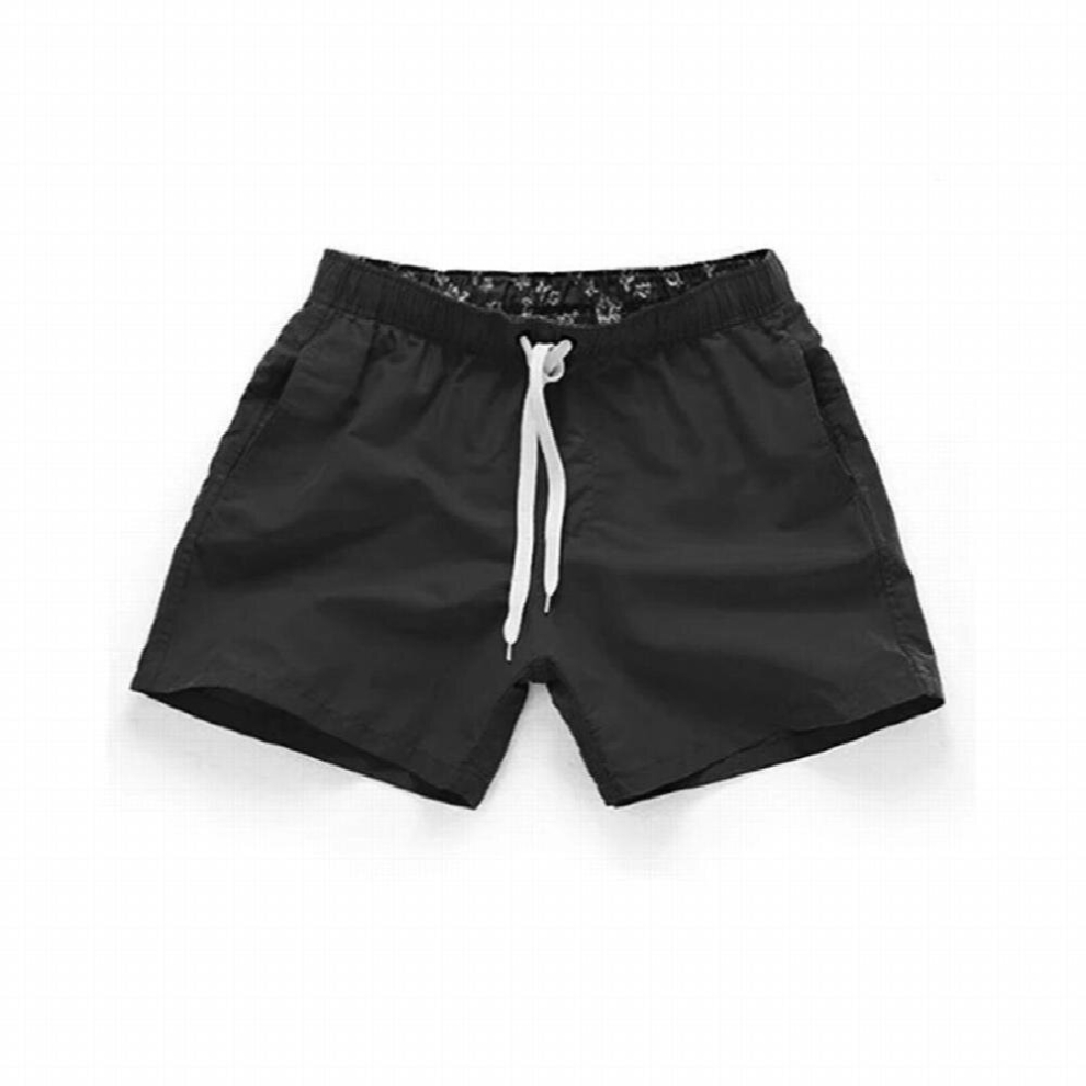 Casual Summer Mens Shorts Mid Waist Beach Shorts Solid Straight Drawstring Shorts-image-OPC-PCQRHNT-NEW