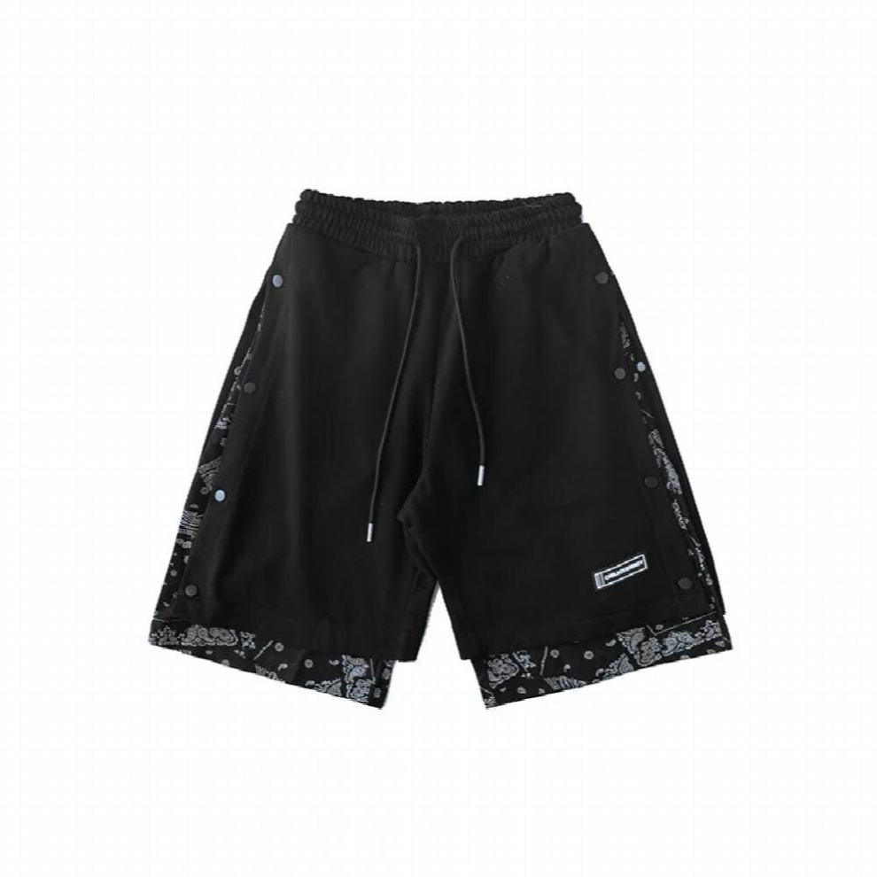 Shorts Men Summer Daily Men Casual Shorts Harem Pants Knee Length Print Pockets Mens Shorts Elastic Waist-image-OPC-PCQRMDZ-NEW