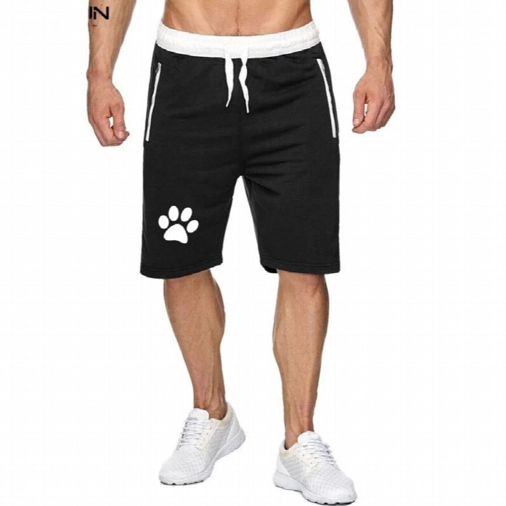Summer Shorts Mens Casual Printed Bear Paws Shorts Gym Workout Beach Shorts Mens Breathable Cotton Gym Shorts Sweatpants-image-OPC-PCQRPZK-NEW