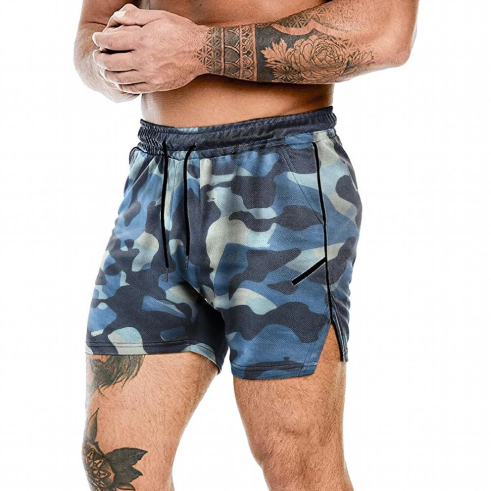Mans Running Shorts Mens Sports Fitness And Running Lightweight Mesh Breathable Speed Camouflage Pants With Toddler House Sock-image-OPC-PCQRSZJ-NEW